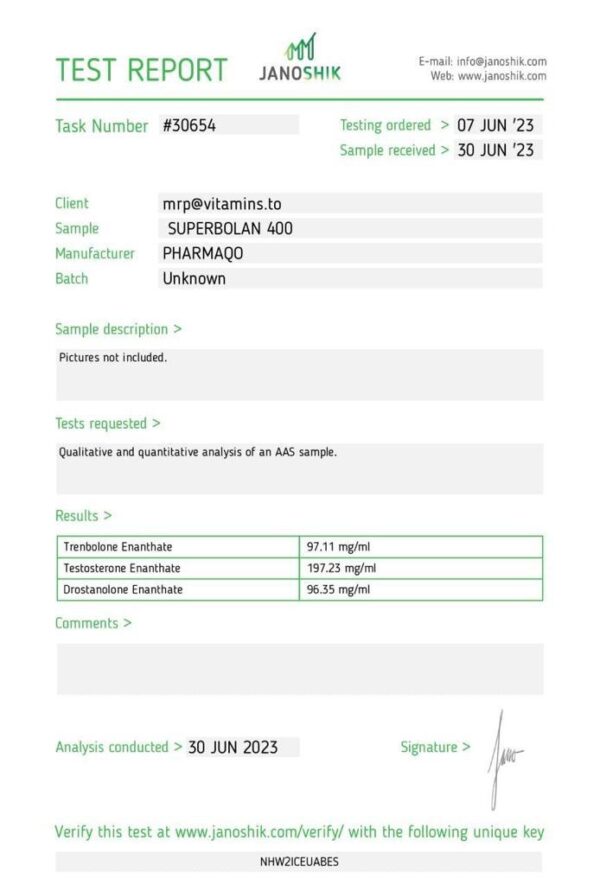 Pharmaqo Labs Superbolan 400 - Image 3