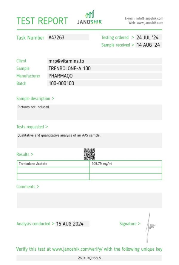 Pharmaqo Labs Trenbolone Ace - Image 3